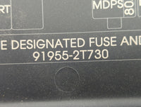 2014-2015 Kia Optima Fusebox Fuse Box Panel Relay Module P/N:91955-2T730 VS912504C860QA, MG666080 Fits Fits 2014 2015 OEM Us