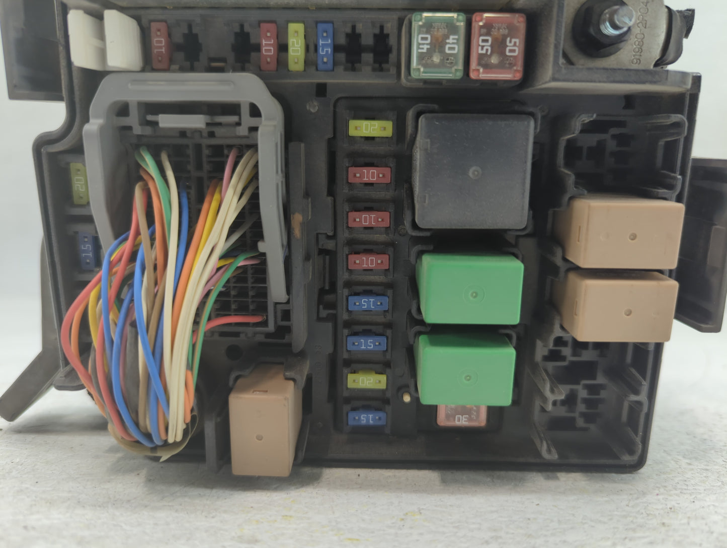 2014-2015 Kia Optima Fusebox Fuse Box Panel Relay Module P/N:91955-2T730 VS912504C860QA, MG666080 Fits Fits 2014 2015 OEM Us