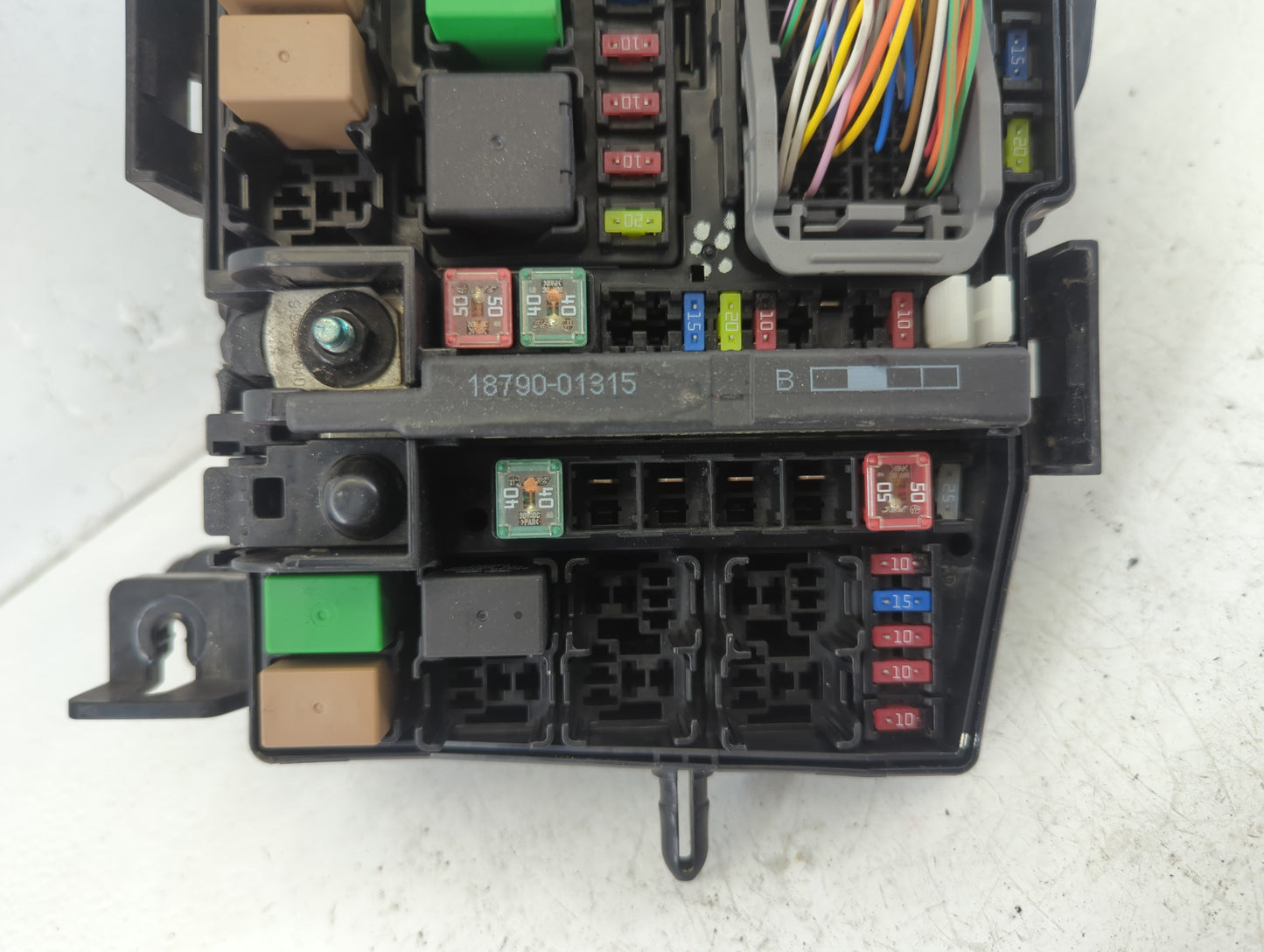 2014-2015 Kia Optima Fusebox Fuse Box Panel Relay Module P/N:91259-2T010-D1 91259-2T010 Fits Fits 2014 2015 OEM Used Auto Pa