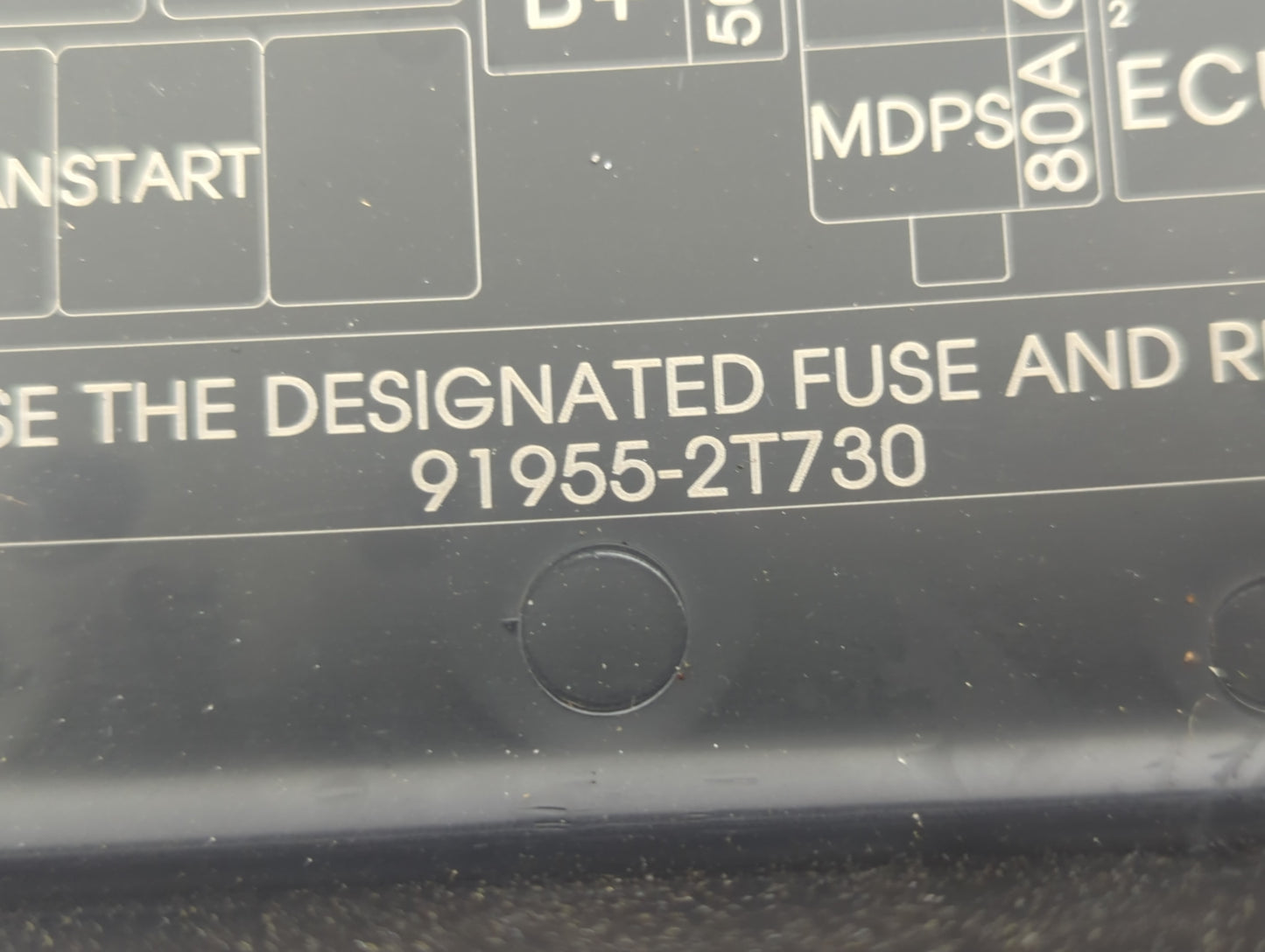 2014-2015 Kia Optima Fusebox Fuse Box Panel Relay Module P/N:91955-2T730 VS912504C860QA, MG666080 Fits Fits 2014 2015 OEM Us