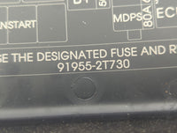 2014-2015 Kia Optima Fusebox Fuse Box Panel Relay Module P/N:91955-2T730 VS912504C860QA, MG666080 Fits Fits 2014 2015 OEM Us