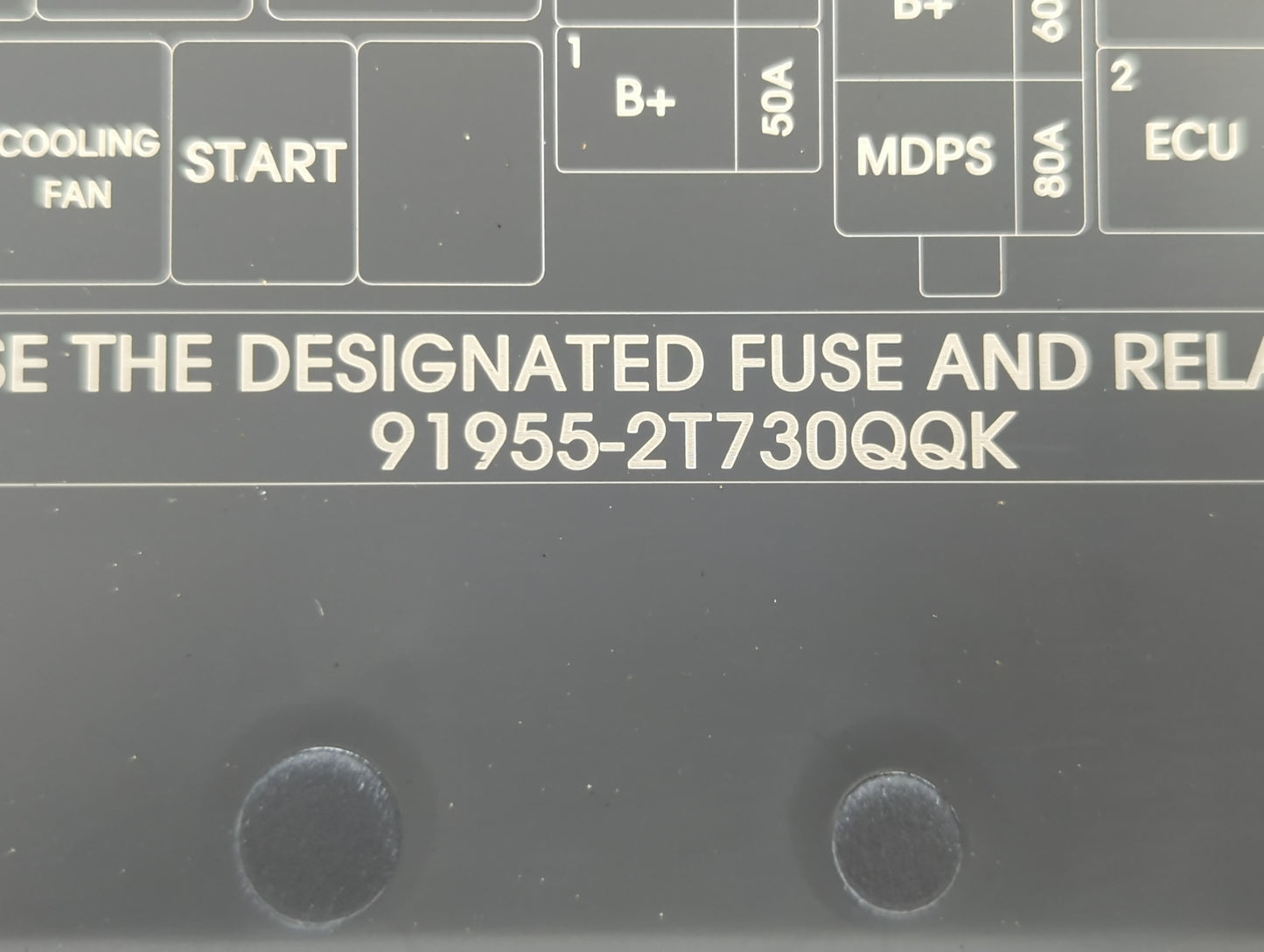 2014-2015 Kia Optima Fusebox Fuse Box Panel Relay Module P/N:91955-2T730 VS912504C860QA, MG666080 Fits Fits 2014 2015 OEM Us