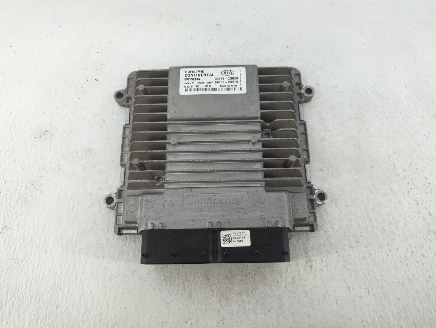 2014-2015 Kia Optima PCM Engine Control Computer ECU ECM PCU OEM P/N:39108-2GBE6 39138-2GBE6 Fits Fits 2014 2015 OEM Used Au