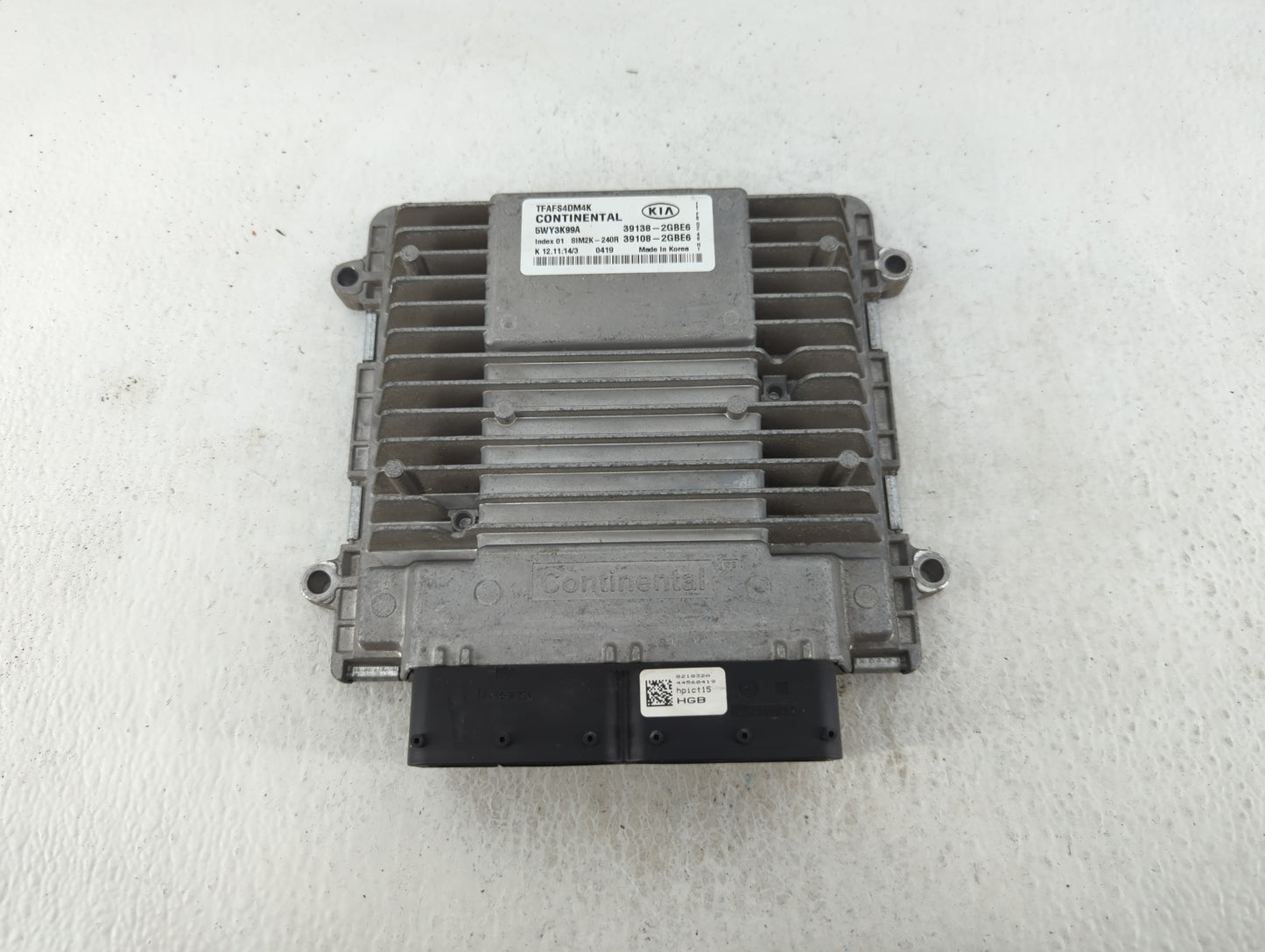 2014-2015 Kia Optima PCM Engine Control Computer ECU ECM PCU OEM P/N:39108-2GBE6 39138-2GBE6 Fits Fits 2014 2015 OEM Used Au