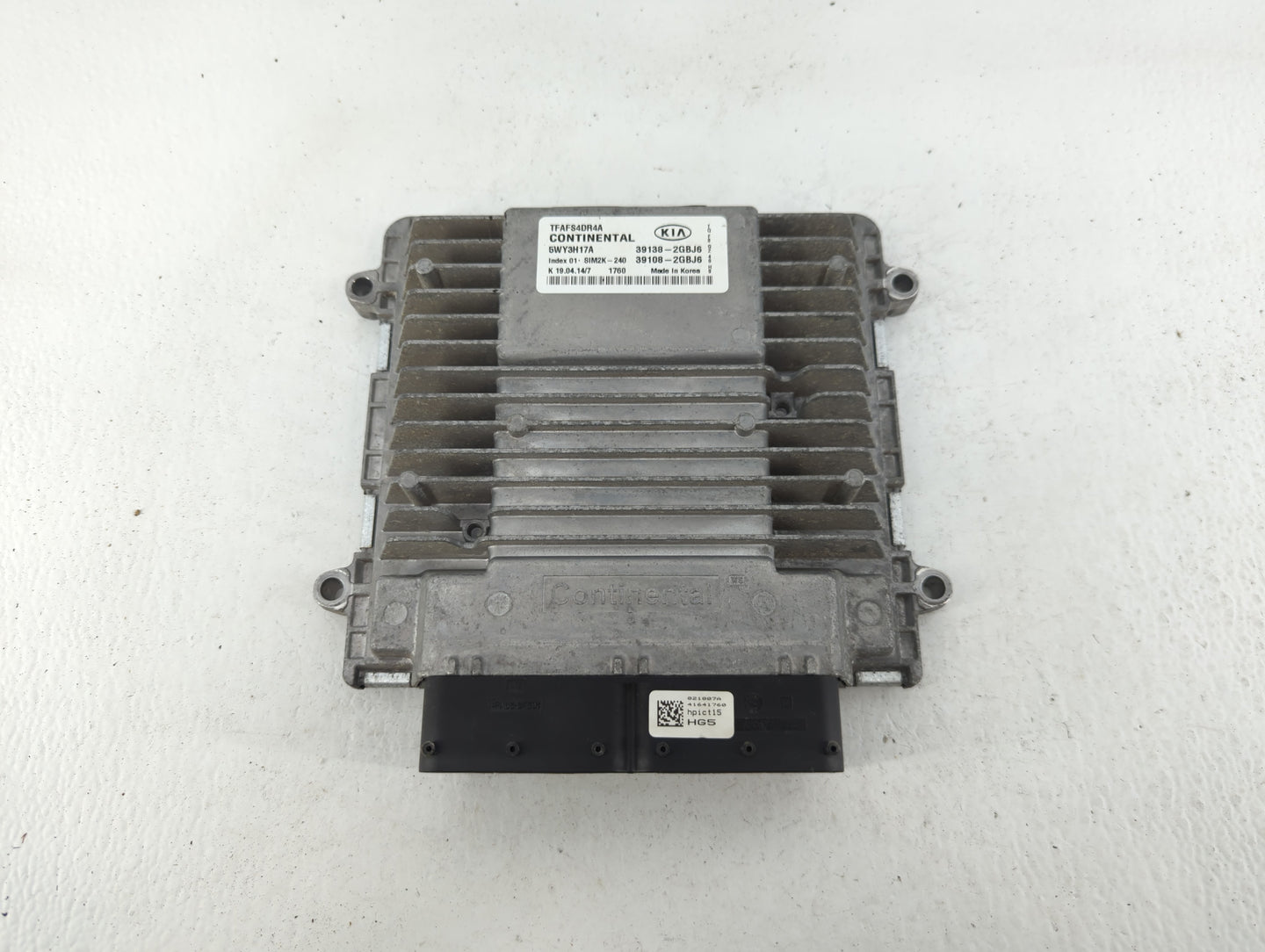 2015 Kia Optima PCM Engine Control Computer ECU ECM PCU OEM P/N:39138-2GBJ6 39108-2GBJ6 Fits OEM Used Auto Parts - Oemusedau