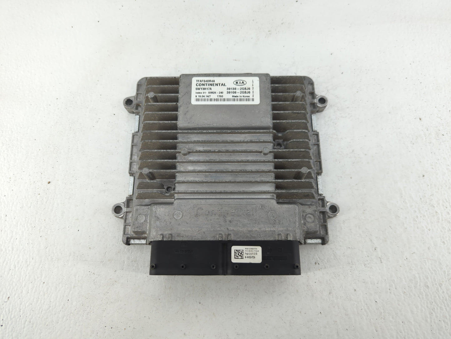 2015 Kia Optima PCM Engine Control Computer ECU ECM PCU OEM P/N:39138-2GBJ6 39108-2GBJ6 Fits OEM Used Auto Parts - Oemusedau