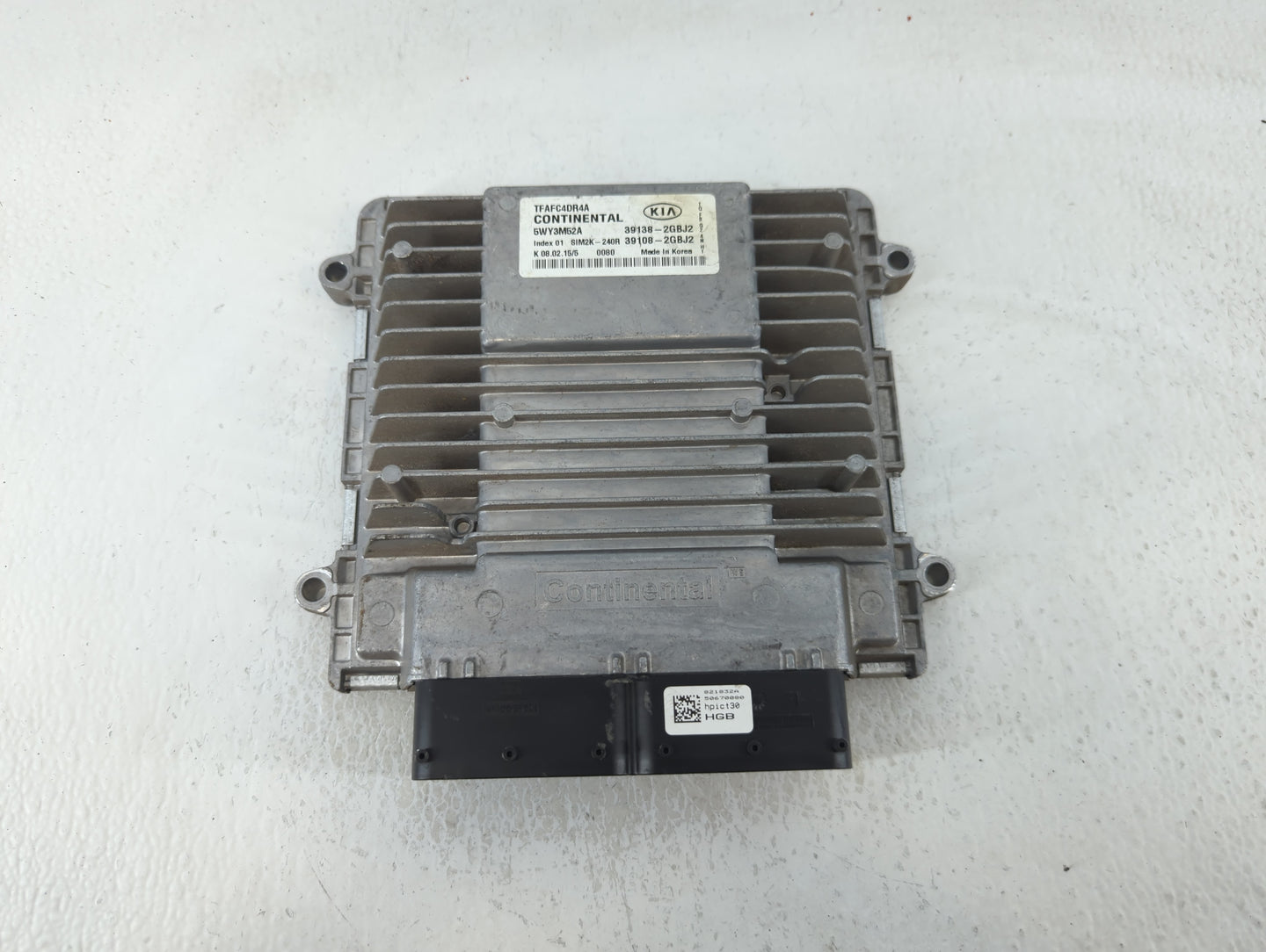 2014-2015 Kia Optima PCM Engine Control Computer ECU ECM PCU OEM P/N:39108-2GBJ2 39138-2GBJ2 Fits Fits 2014 2015 OEM Used Au