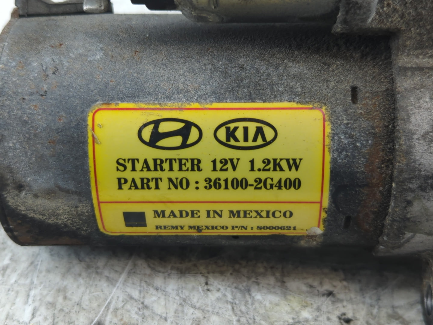 2012-2014 Kia Optima Car Starter Motor Solenoid OEM P/N:8000470 36100-2G400 Fits Fits 2008 2009 2010 2011 2012 2013 2014 OEM