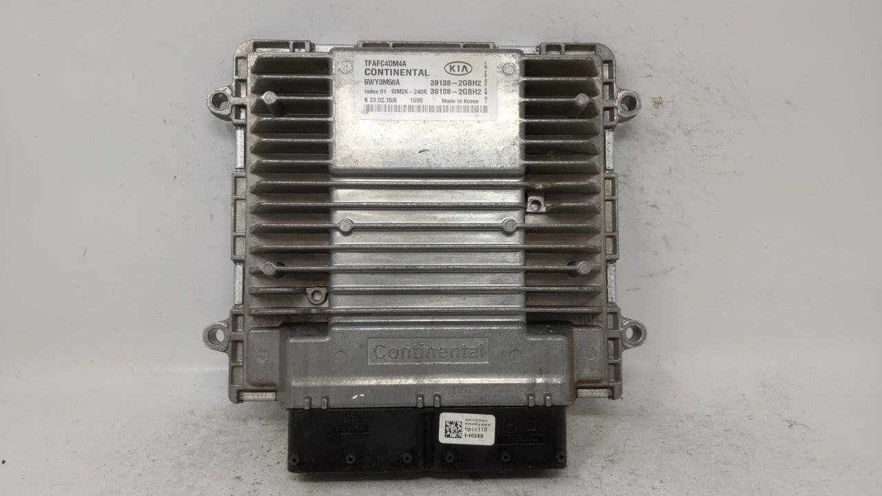 2015 Kia Optima PCM Engine Control Computer ECU ECM PCU OEM P/N:39108-2GBH2 39138-2GBH2 Fits OEM Used Auto Parts - Oemusedau