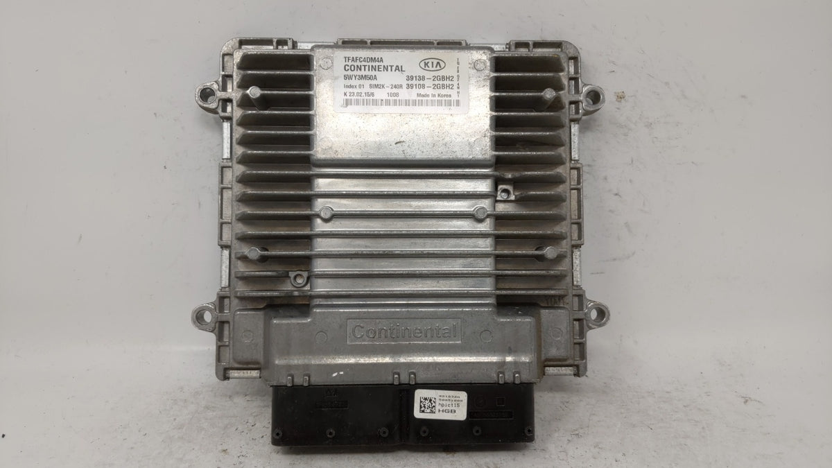 2015 Kia Optima PCM Engine Control Computer ECU ECM PCU OEM P/N:39108-2GBH2 39138-2GBH2 OEM Used Auto Parts - Oemusedautopar