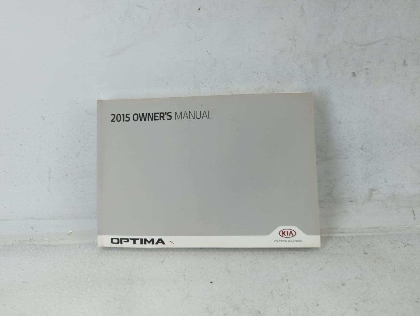 2015 Kia Optima Owners Manual Book Guide P/N:F4C0-EU53H OEM Used Auto Parts - Oemusedautoparts1.com