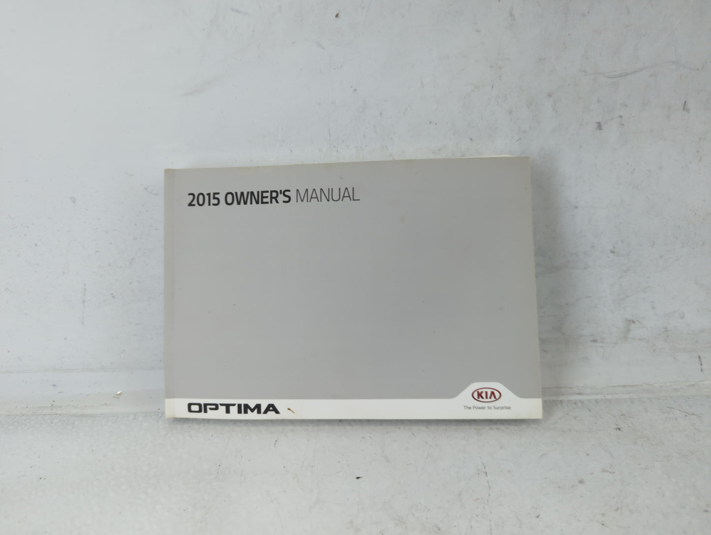 2015 Kia Optima Owners Manual Book Guide P/N:F4C0-EU53H OEM Used Auto Parts - Oemusedautoparts1.com