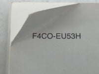 2015 Kia Optima Owners Manual Book Guide P/N:F4C0-EU53H OEM Used Auto Parts - Oemusedautoparts1.com