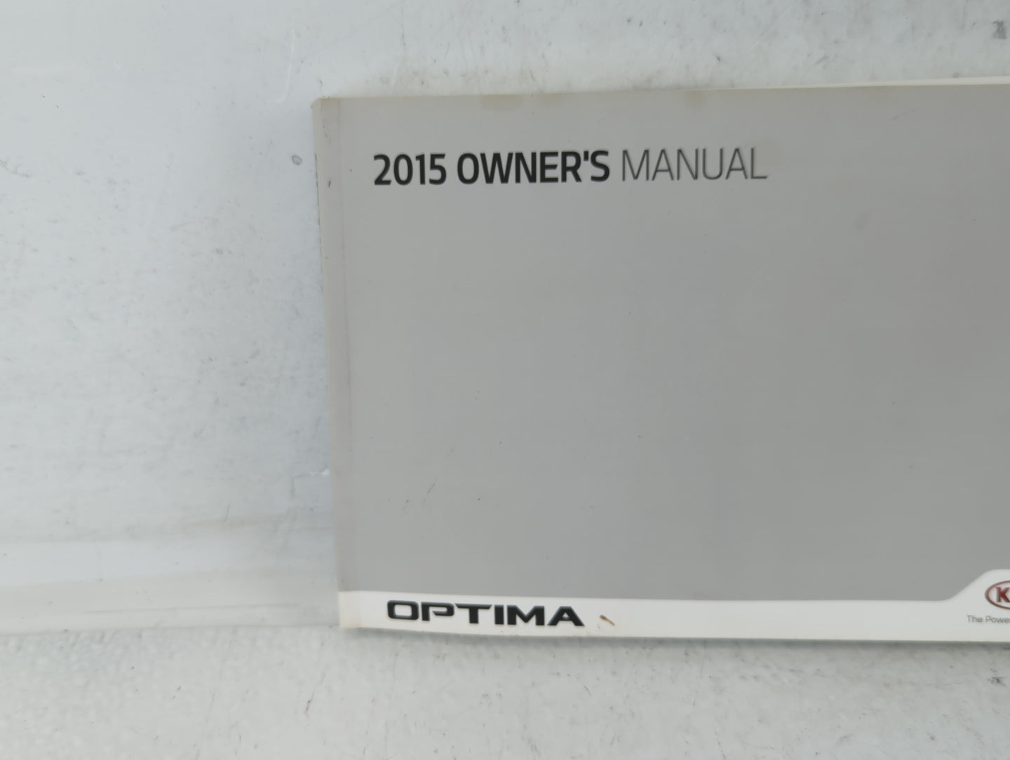 2015 Kia Optima Owners Manual Book Guide P/N:F4C0-EU53H OEM Used Auto Parts - Oemusedautoparts1.com