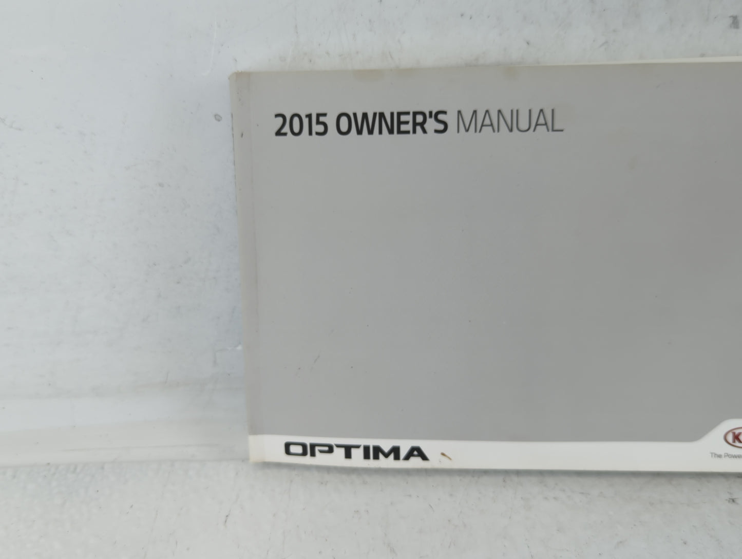 2015 Kia Optima Owners Manual Book Guide P/N:F4C0-EU53H OEM Used Auto Parts - Oemusedautoparts1.com