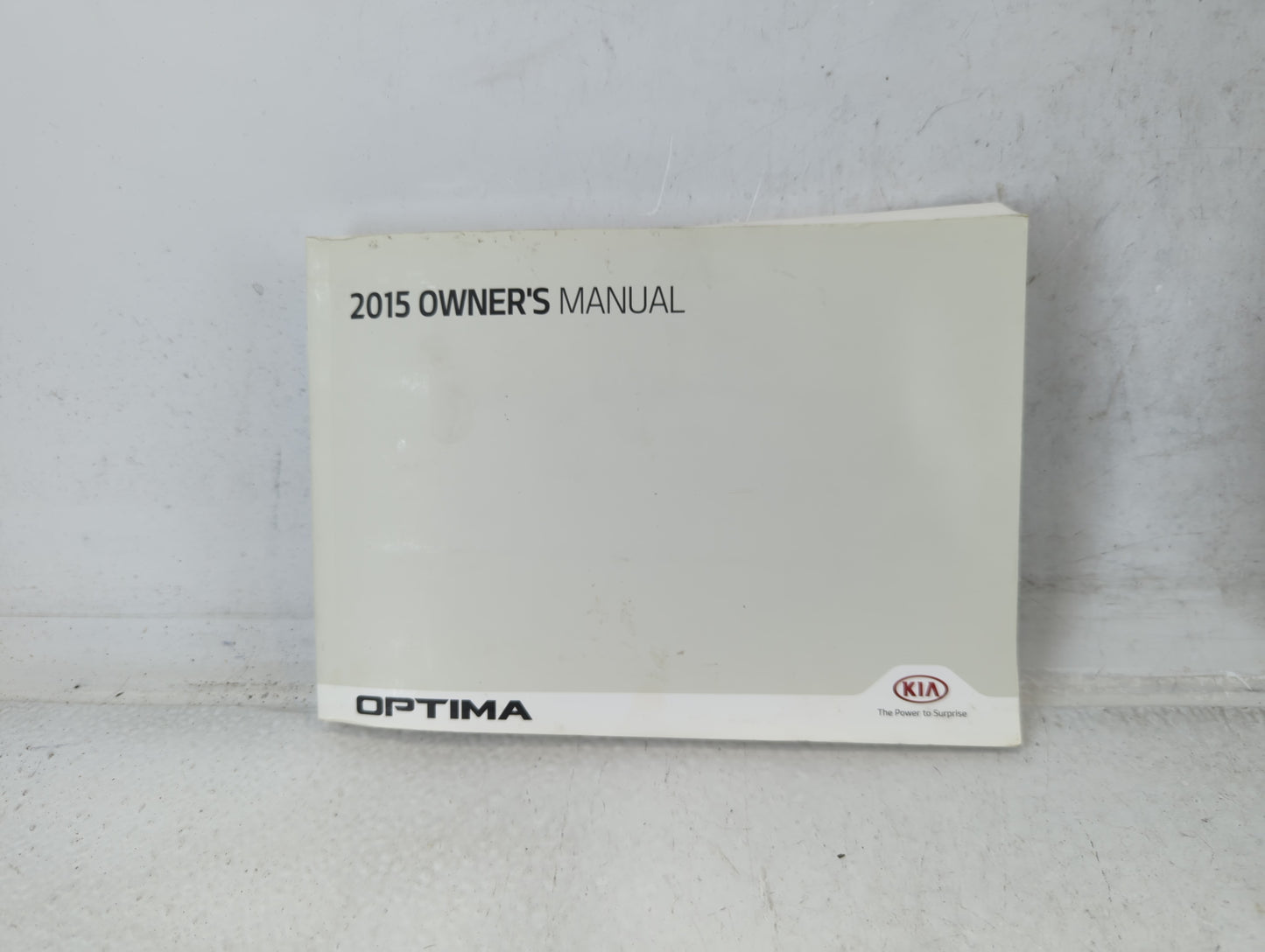 2015 Kia Optima Owners Manual Book Guide P/N:F2T0-EU4DF OEM Used Auto Parts - Oemusedautoparts1.com