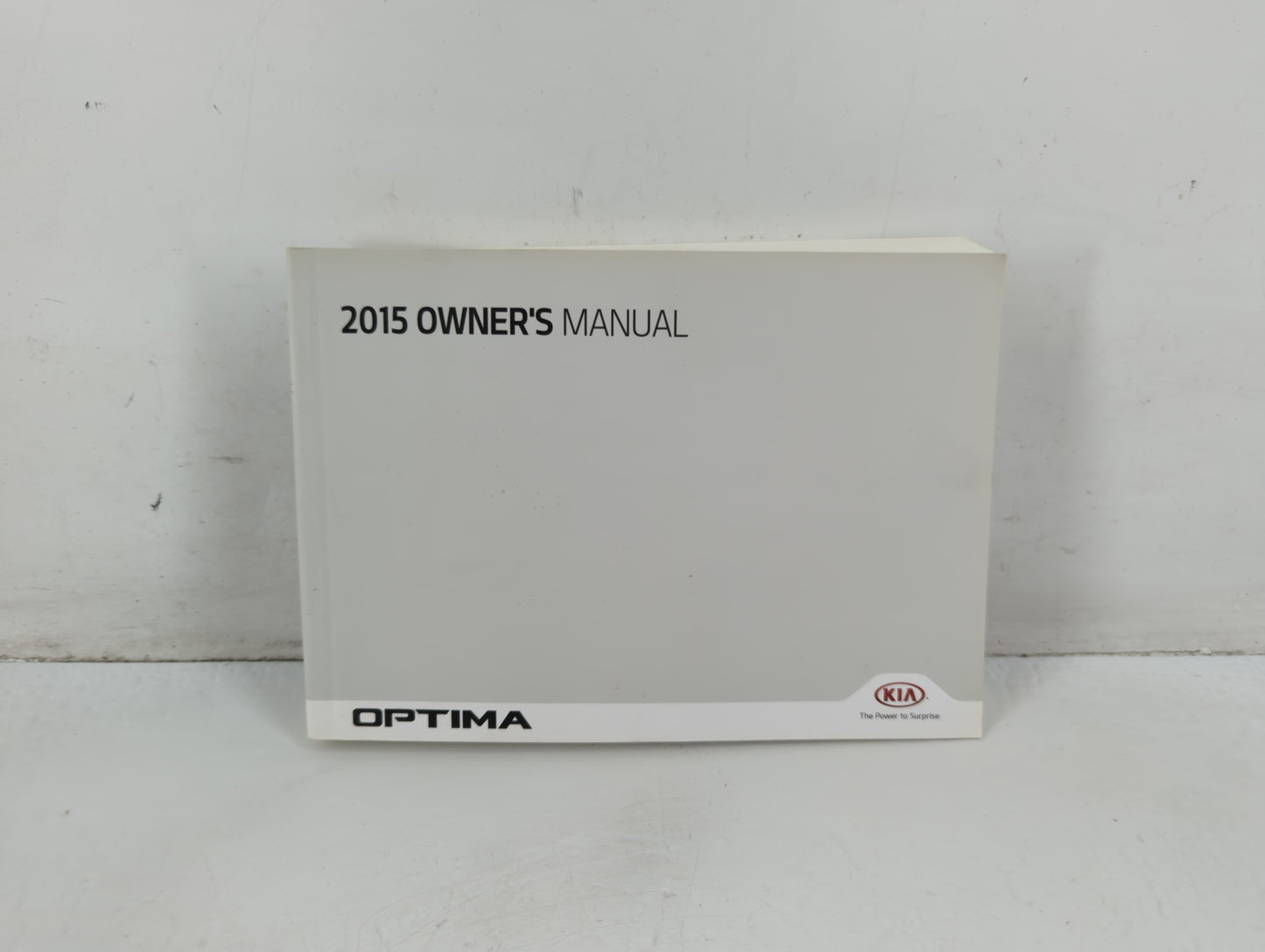 2015 Kia Optima Owners Manual Book Guide P/N:F4C0-EU4DG OEM Used Auto Parts - Oemusedautoparts1.com