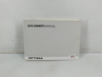 2015 Kia Optima Owners Manual Book Guide P/N:F4C0-EU4DG OEM Used Auto Parts - Oemusedautoparts1.com
