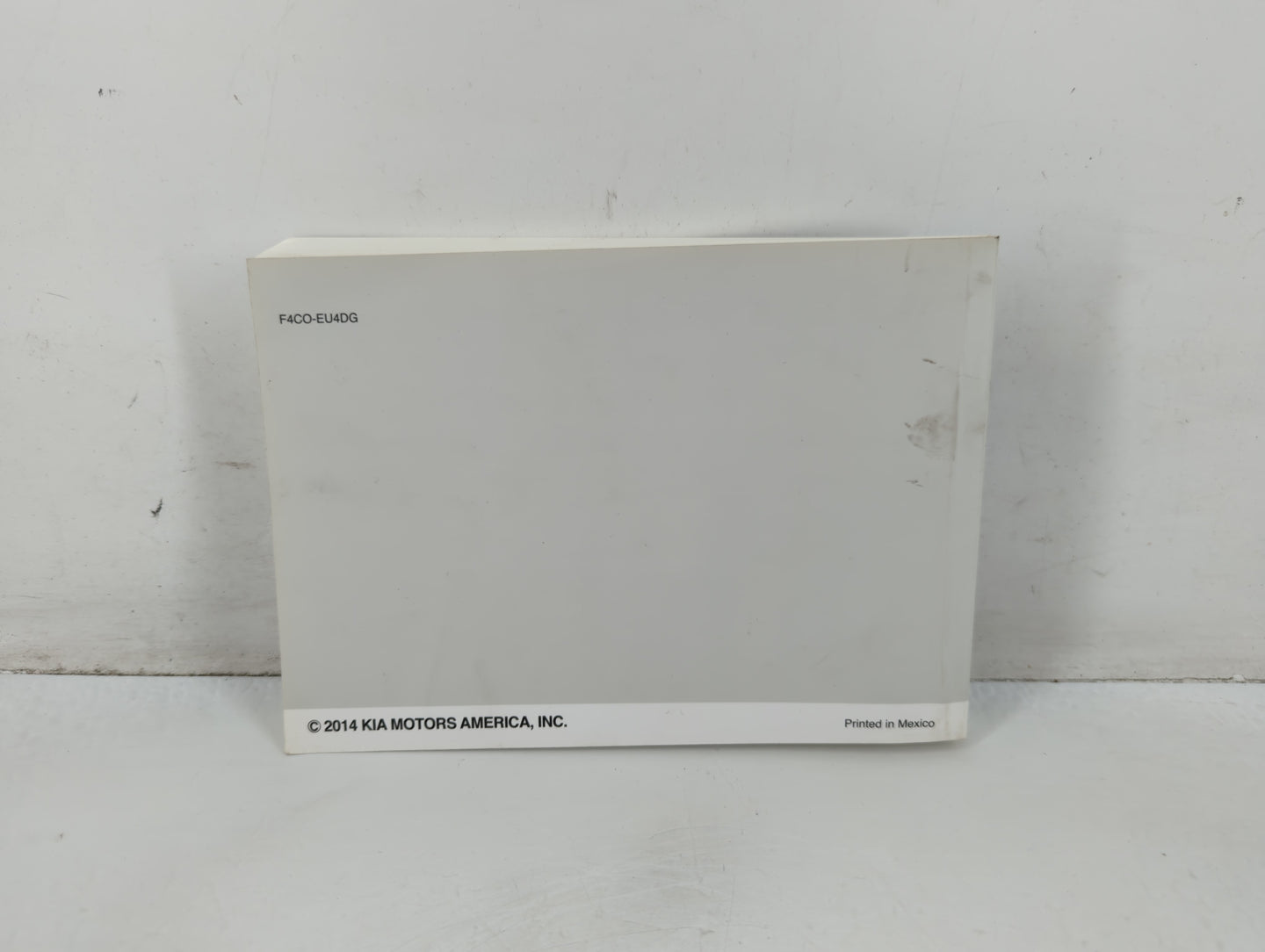 2015 Kia Optima Owners Manual Book Guide P/N:F4C0-EU4DG OEM Used Auto Parts - Oemusedautoparts1.com
