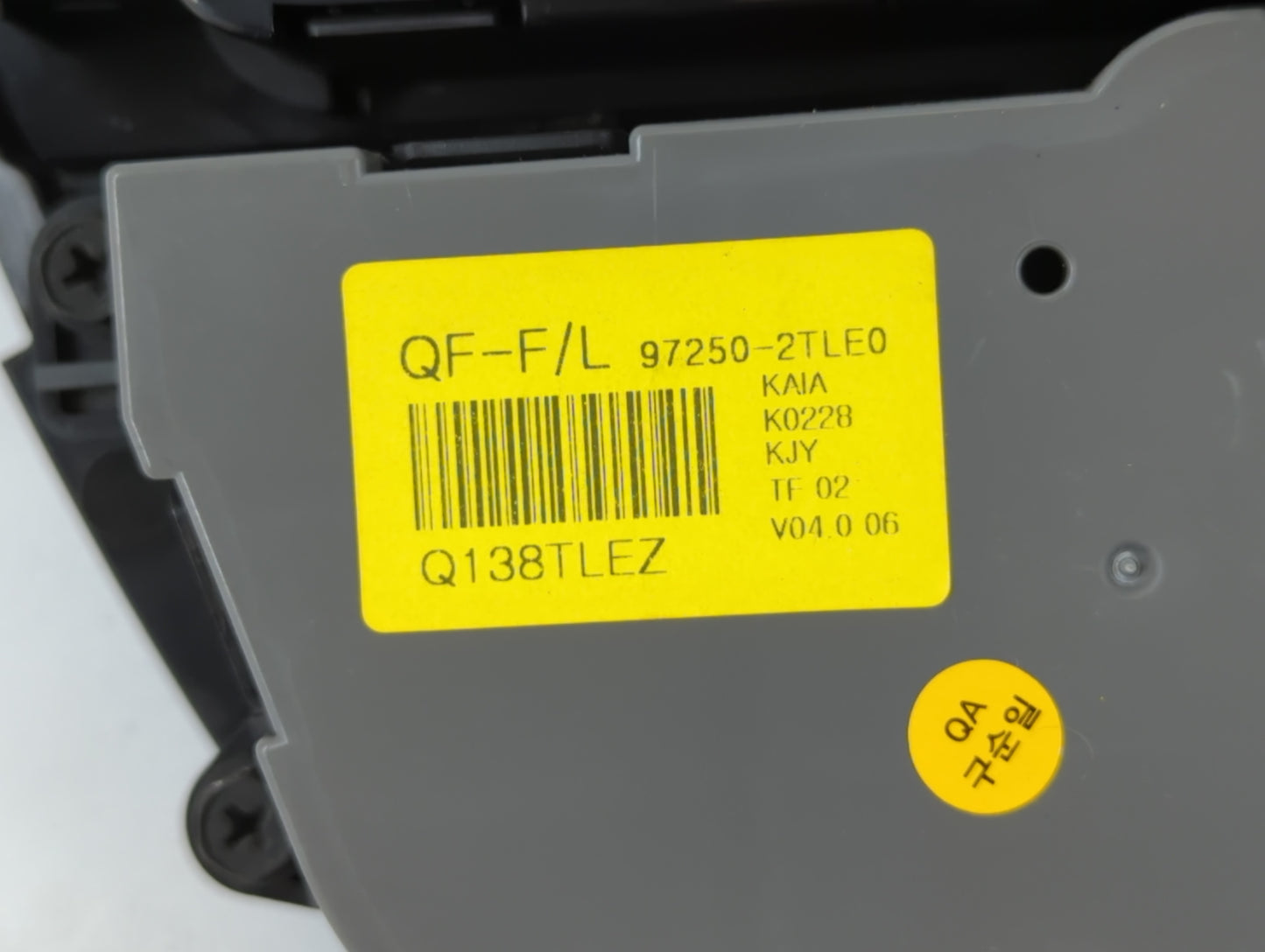 2014-2015 Kia Optima Climate Control Module Temperature AC/Heater Replacement P/N:Q138TLEZ 97250-2TLE0 Fits Fits 2014 2015 O