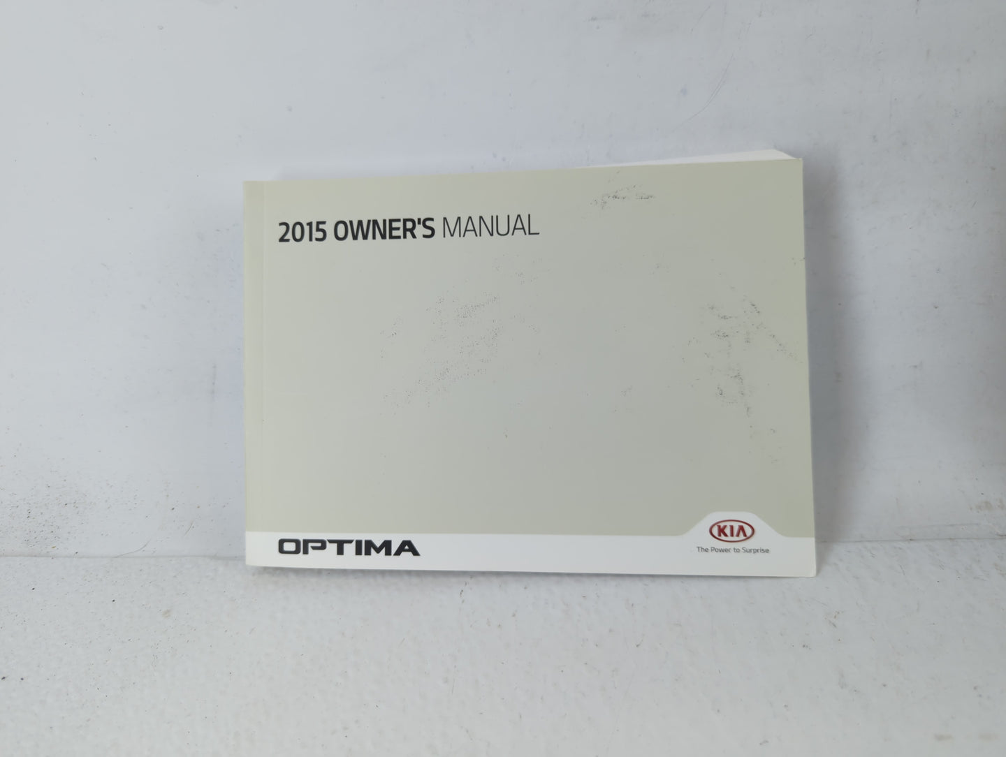 2015 Kia Optima Owners Manual Book Guide P/N:F2T0-EU54H OEM Used Auto Parts - Oemusedautoparts1.com