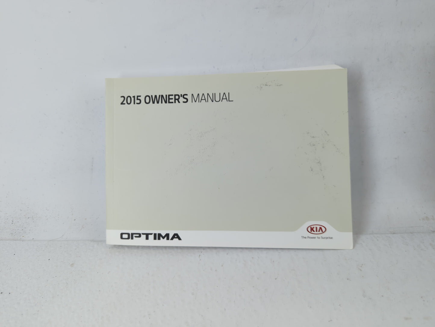 2015 Kia Optima Owners Manual Book Guide P/N:F2T0-EU54H OEM Used Auto Parts - Oemusedautoparts1.com