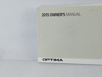 2015 Kia Optima Owners Manual Book Guide P/N:F2T0-EU54H OEM Used Auto Parts - Oemusedautoparts1.com