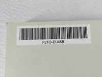 2015 Kia Optima Owners Manual Book Guide P/N:F2TO-EU45B OEM Used Auto Parts - Oemusedautoparts1.com