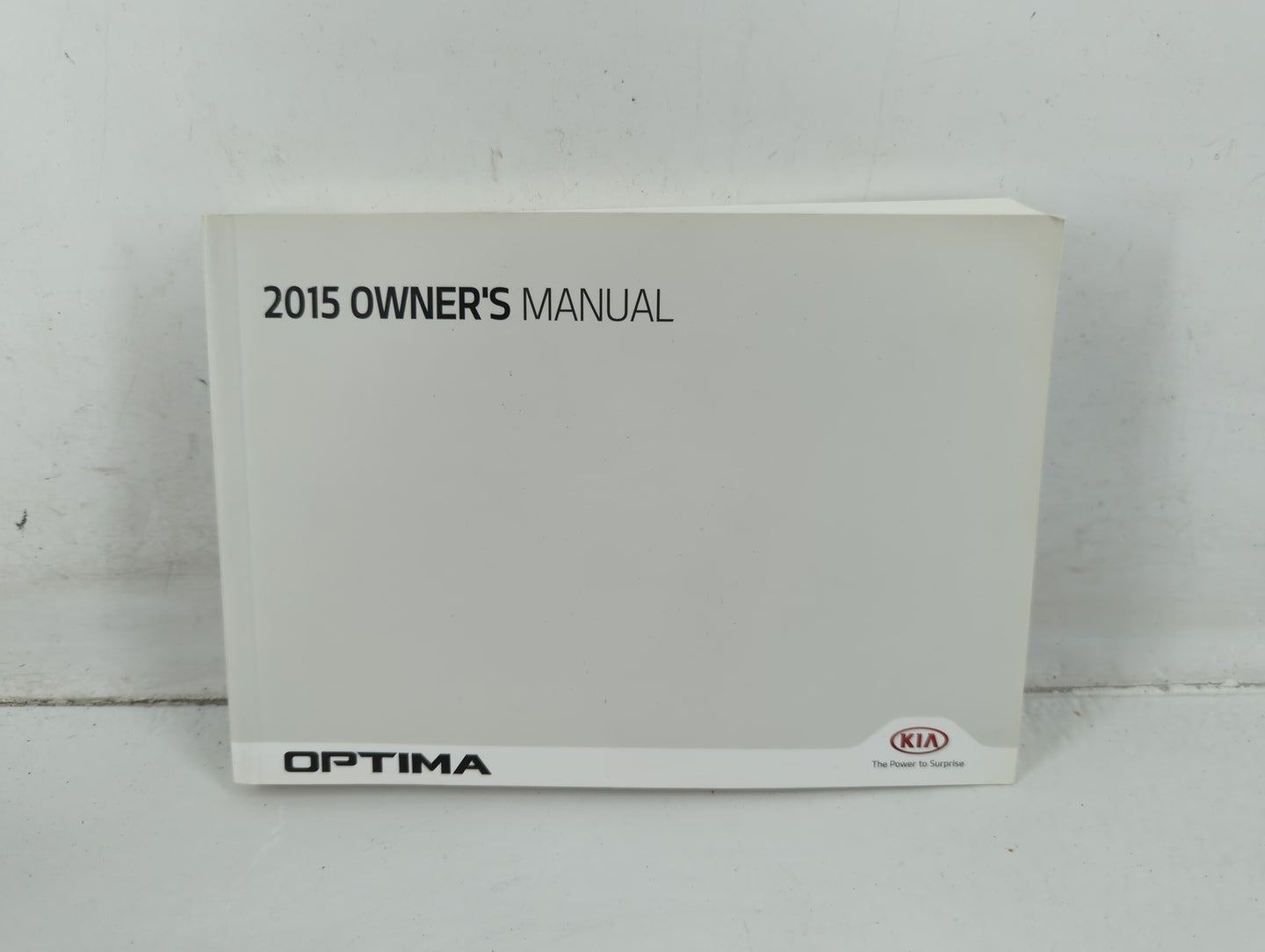 2015 Kia Optima Owners Manual Book Guide P/N:F4CO-EU55I OEM Used Auto Parts - Oemusedautoparts1.com