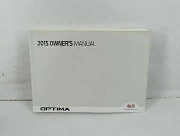 2015 Kia Optima Owners Manual Book Guide P/N:F4CO-EU55I OEM Used Auto Parts - Oemusedautoparts1.com