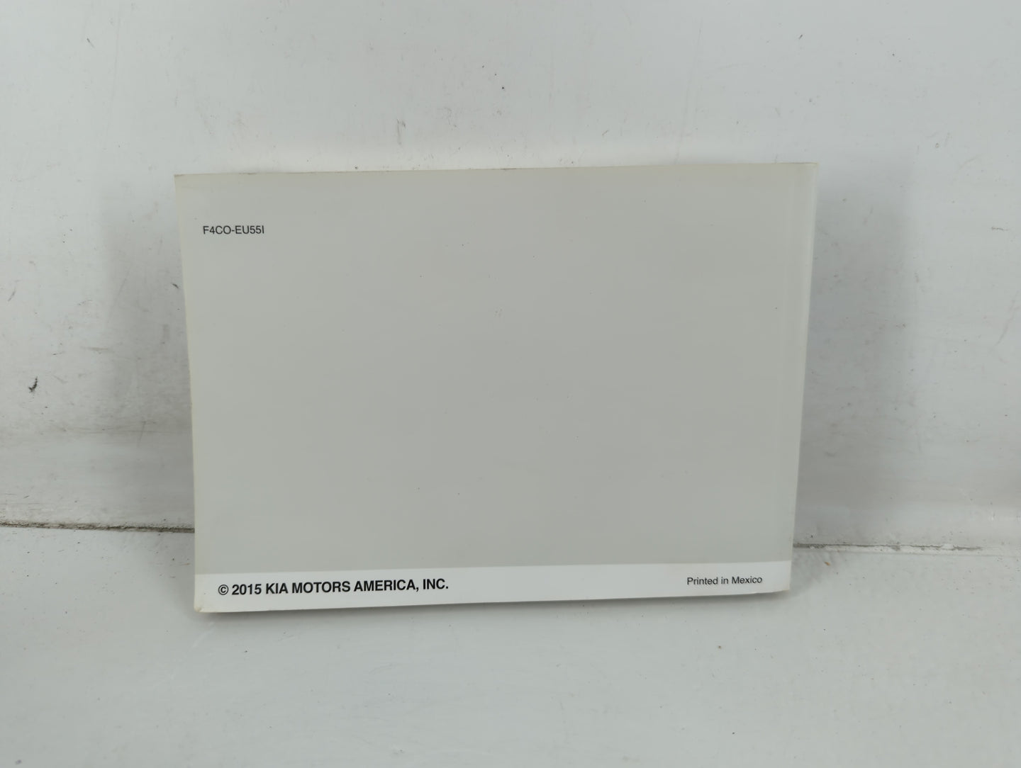 2015 Kia Optima Owners Manual Book Guide P/N:F4CO-EU55I OEM Used Auto Parts - Oemusedautoparts1.com