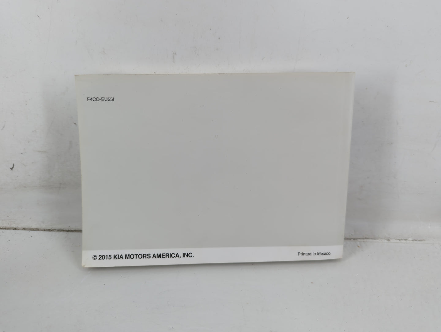 2015 Kia Optima Owners Manual Book Guide P/N:F4CO-EU55I OEM Used Auto Parts - Oemusedautoparts1.com