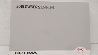 compare product 2015 Kia Optima Owners Manual Book Guide OEM Used Auto Parts