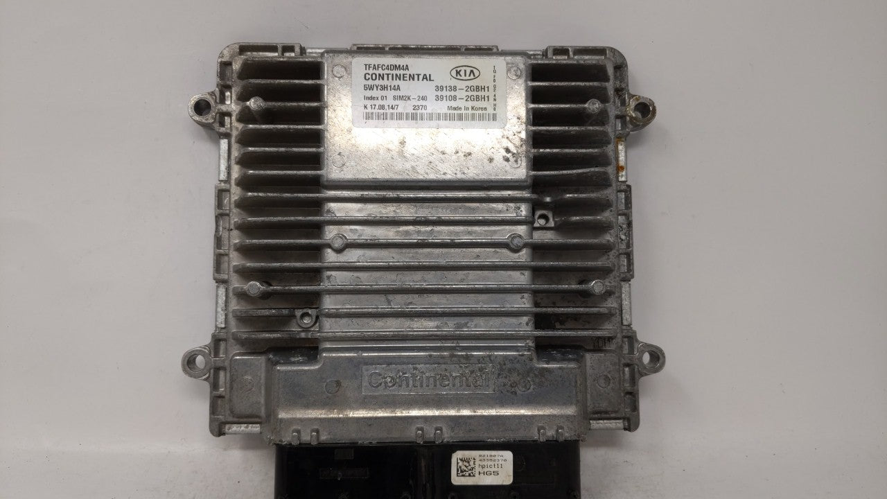 2015 Kia Optima PCM Engine Control Computer ECU ECM PCU OEM P/N:39138-2GBH1 39108-2GBH1 Fits OEM Used Auto Parts - Oemusedau