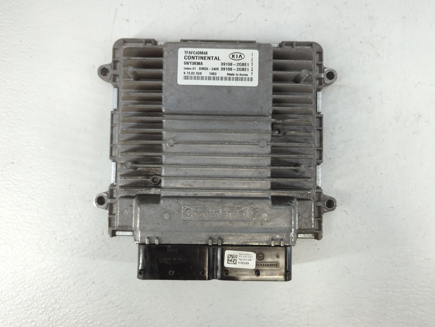 2014-2015 Kia Optima PCM Engine Control Computer ECU ECM PCU OEM P/N:39138-2GBE1 Fits Fits 2014 2015 OEM Used Auto Parts - O
