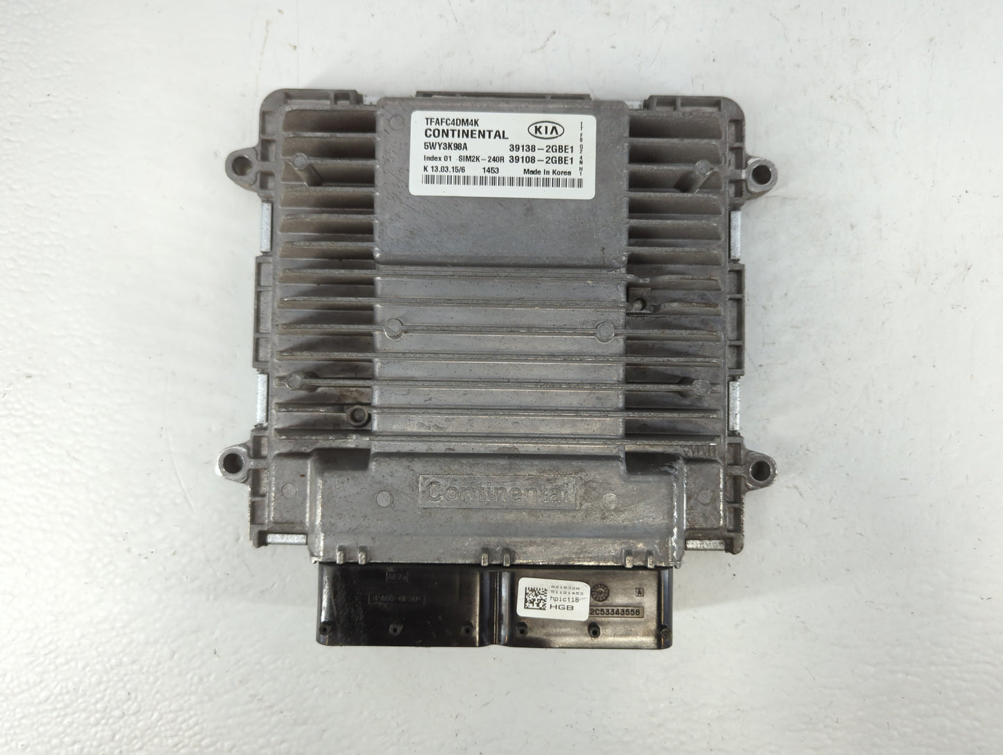 2014-2015 Kia Optima PCM Engine Control Computer ECU ECM PCU OEM P/N:39138-2GBE1 Fits Fits 2014 2015 OEM Used Auto Parts - O