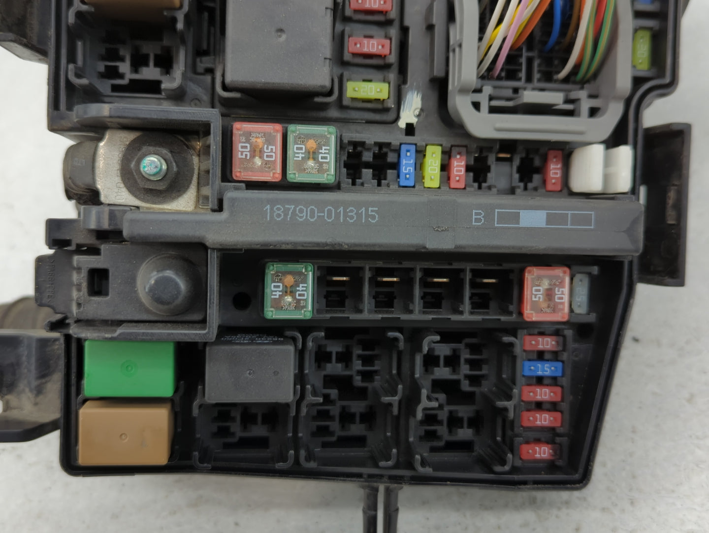 2014-2015 Kia Optima Fusebox Fuse Box Panel Relay Module P/N:1504240441 91259-2T010 Fits Fits 2014 2015 OEM Used Auto Parts 