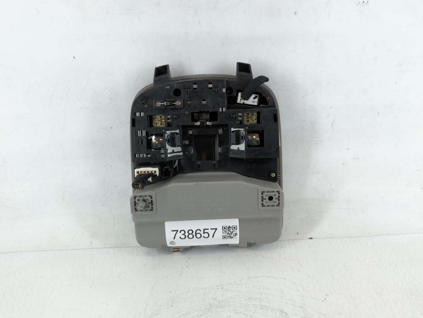 2015 Kia Optima Overhead Roof Console - Oemusedautoparts1.com