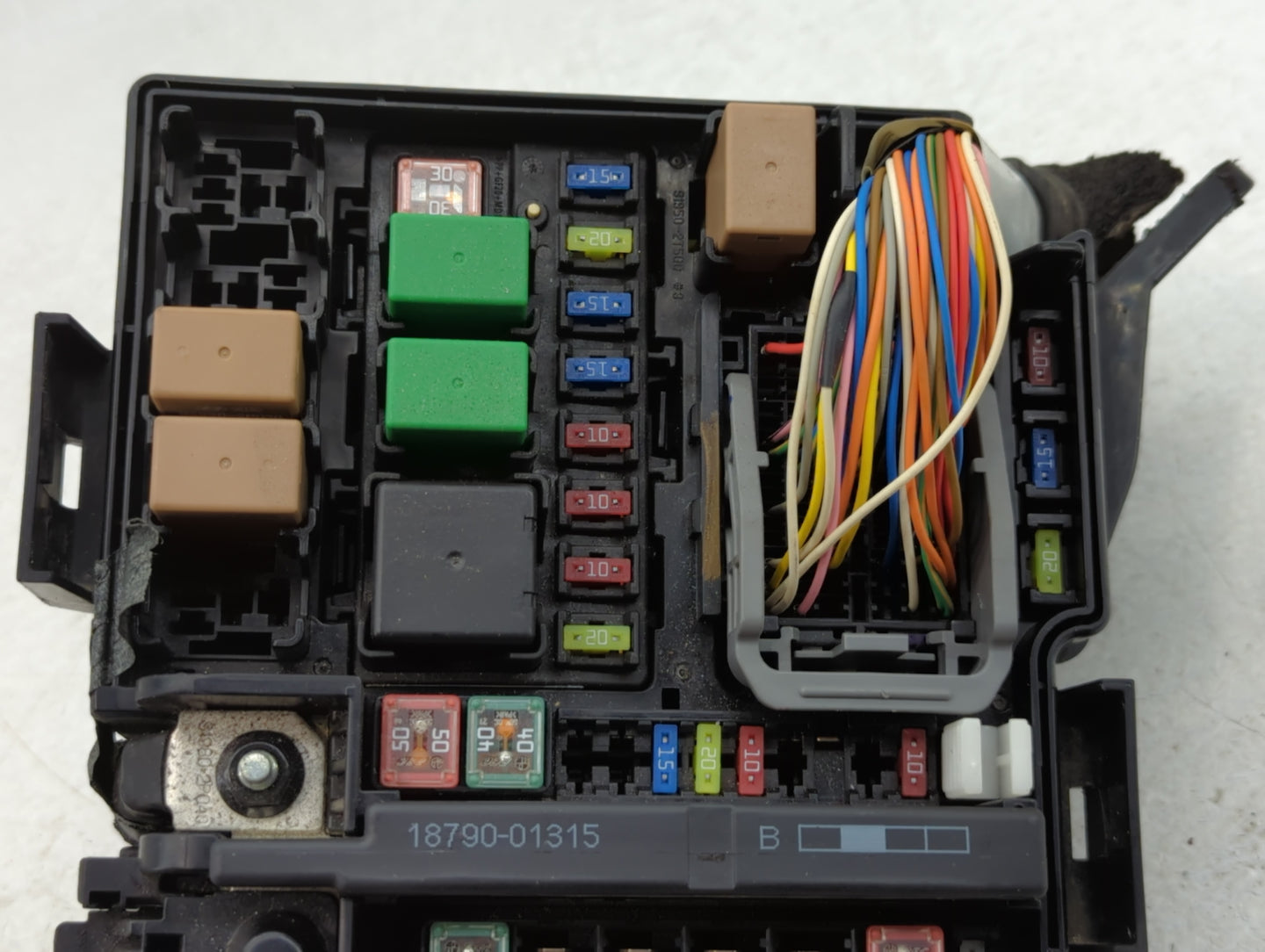 2014-2015 Kia Optima Fusebox Fuse Box Panel Relay Module P/N:VS912504C700QA Fits Fits 2014 2015 OEM Used Auto Parts - Oemuse