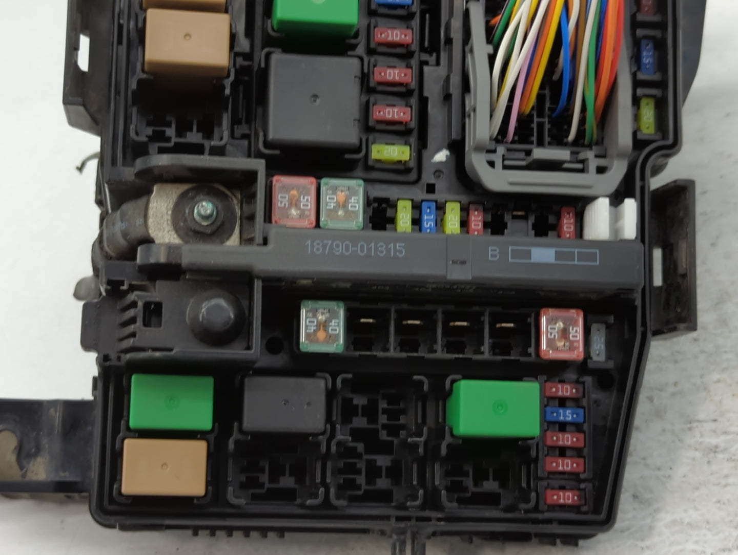 2014-2015 Kia Optima Fusebox Fuse Box Panel Relay Module P/N:91260 2T100 Fits Fits 2014 2015 OEM Used Auto Parts - Oemusedau