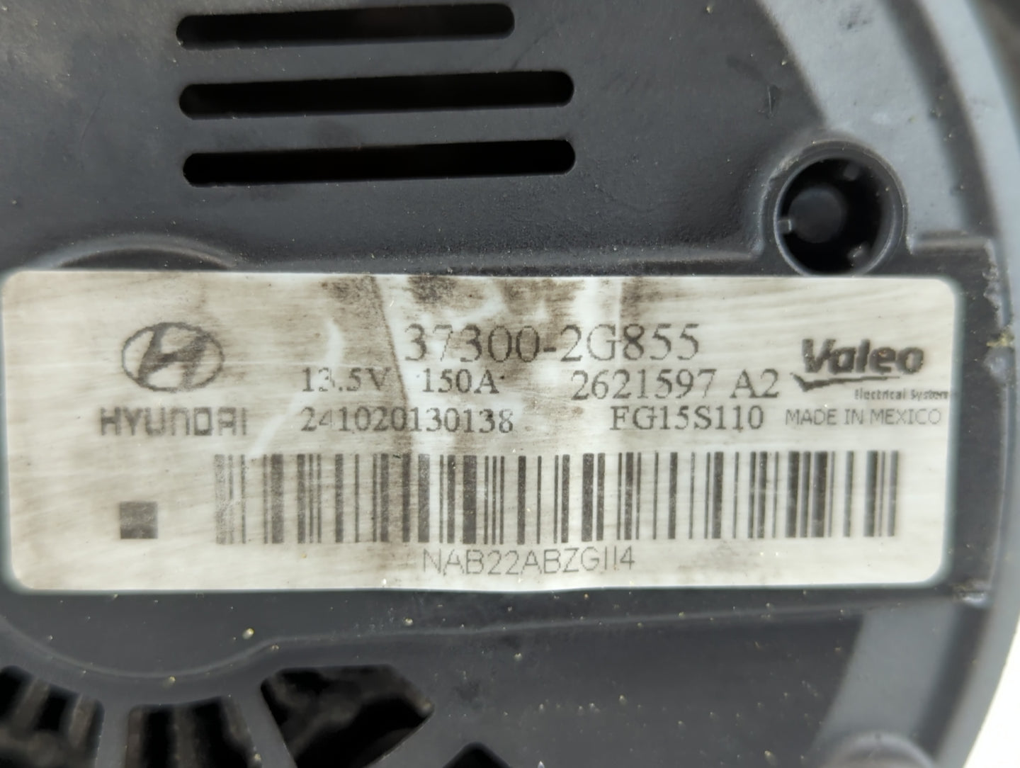 2014-2015 Kia Optima Alternator Replacement Generator Charging Assembly Engine OEM P/N:37300-2G855 Fits Fits 2014 2015 OEM U