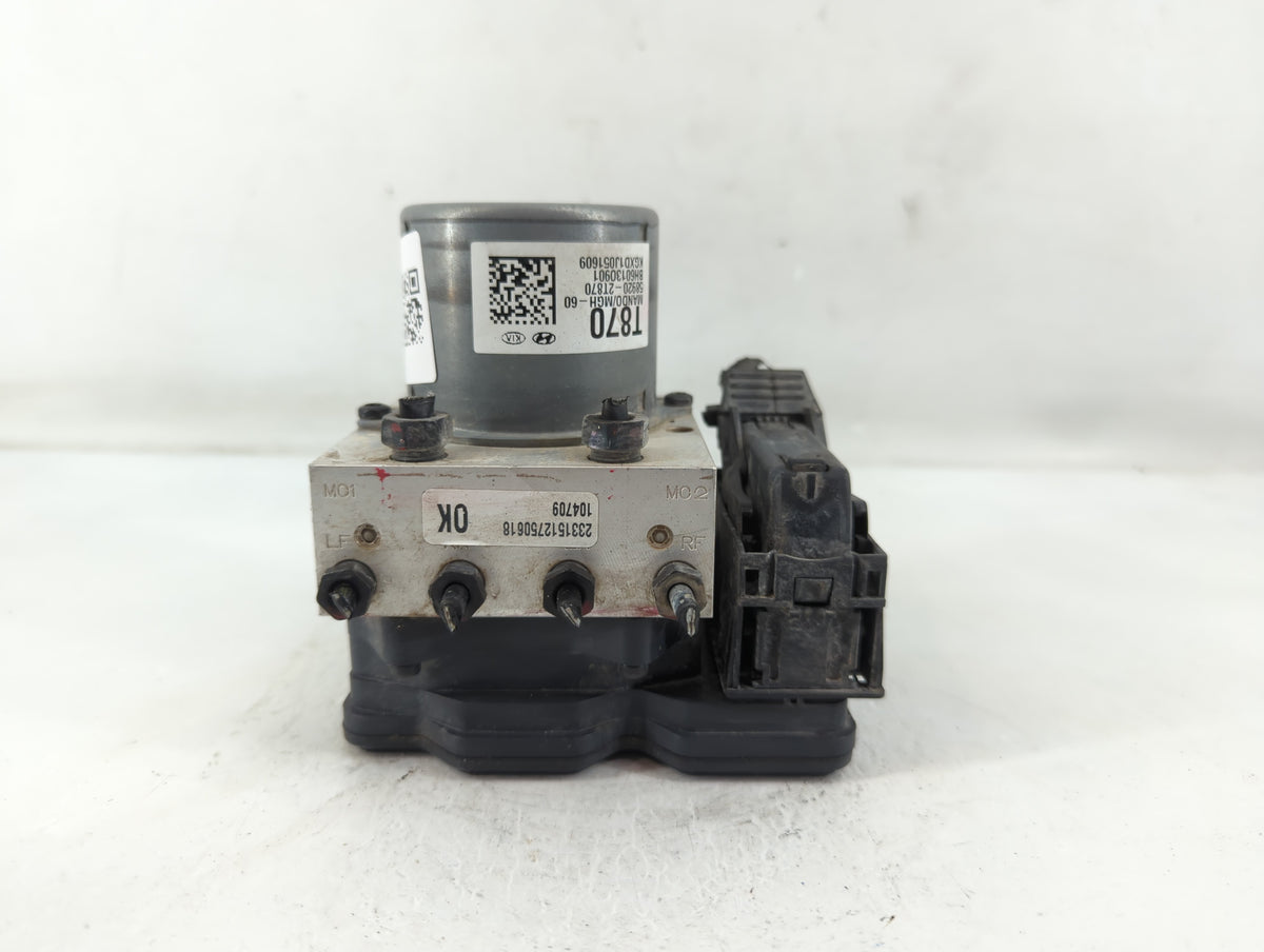 2014-2015 Kia Optima Anti-Lock Brake ABS Pump Module Actuator OEM P/N:58920-2T870 Fits Fits 2014 2015 OEM Used Auto Parts - 
