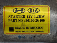 2014-2015 Kia Optima Car Starter Motor Solenoid OEM P/N:36100-2G400 Fits Fits 2014 2015 2016 OEM Used Auto Parts - Oemusedau