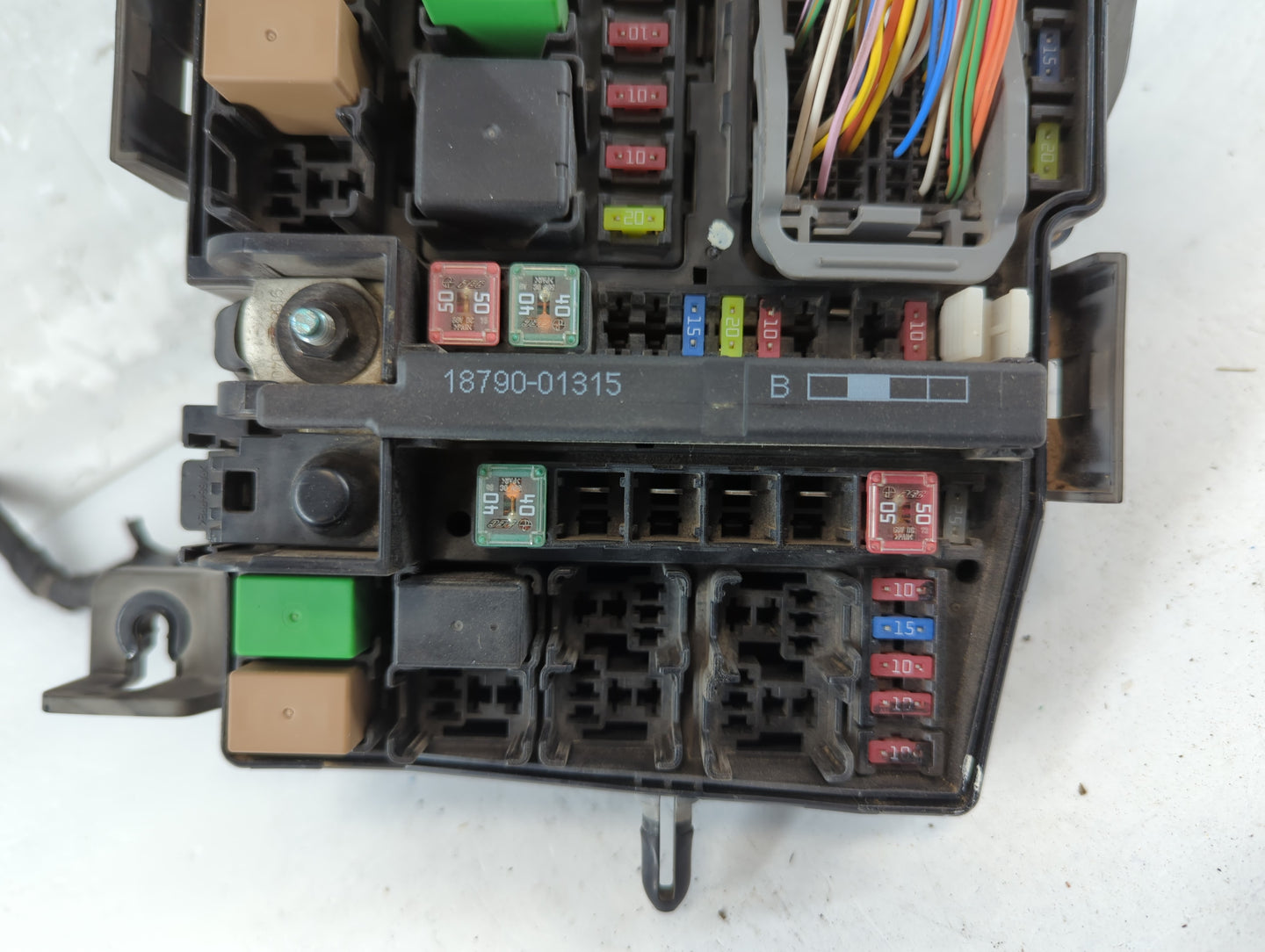 2014-2015 Kia Optima Fusebox Fuse Box Panel Relay Module P/N:91955-2T730 91259-2T010 Fits Fits 2014 2015 OEM Used Auto Parts