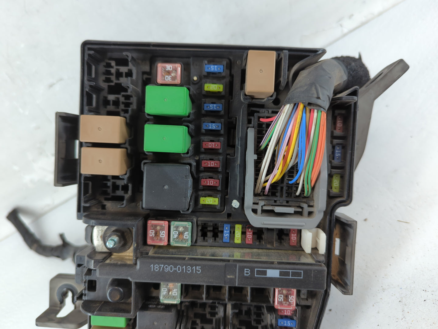 2014-2015 Kia Optima Fusebox Fuse Box Panel Relay Module P/N:91955-2T730 91259-2T010 Fits Fits 2014 2015 OEM Used Auto Parts