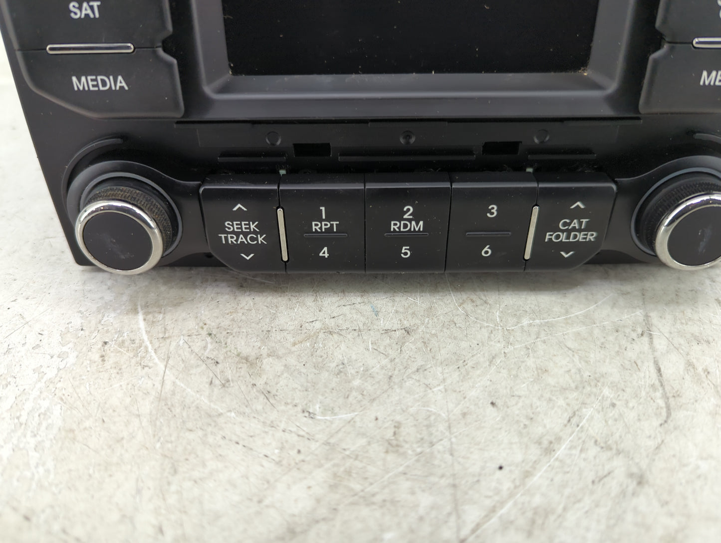 2012-2015 Kia Rio Radio AM FM Cd Player Receiver Replacement P/N:96170-1W900CA Fits Fits 2012 2013 2014 2015 OEM Used Auto P