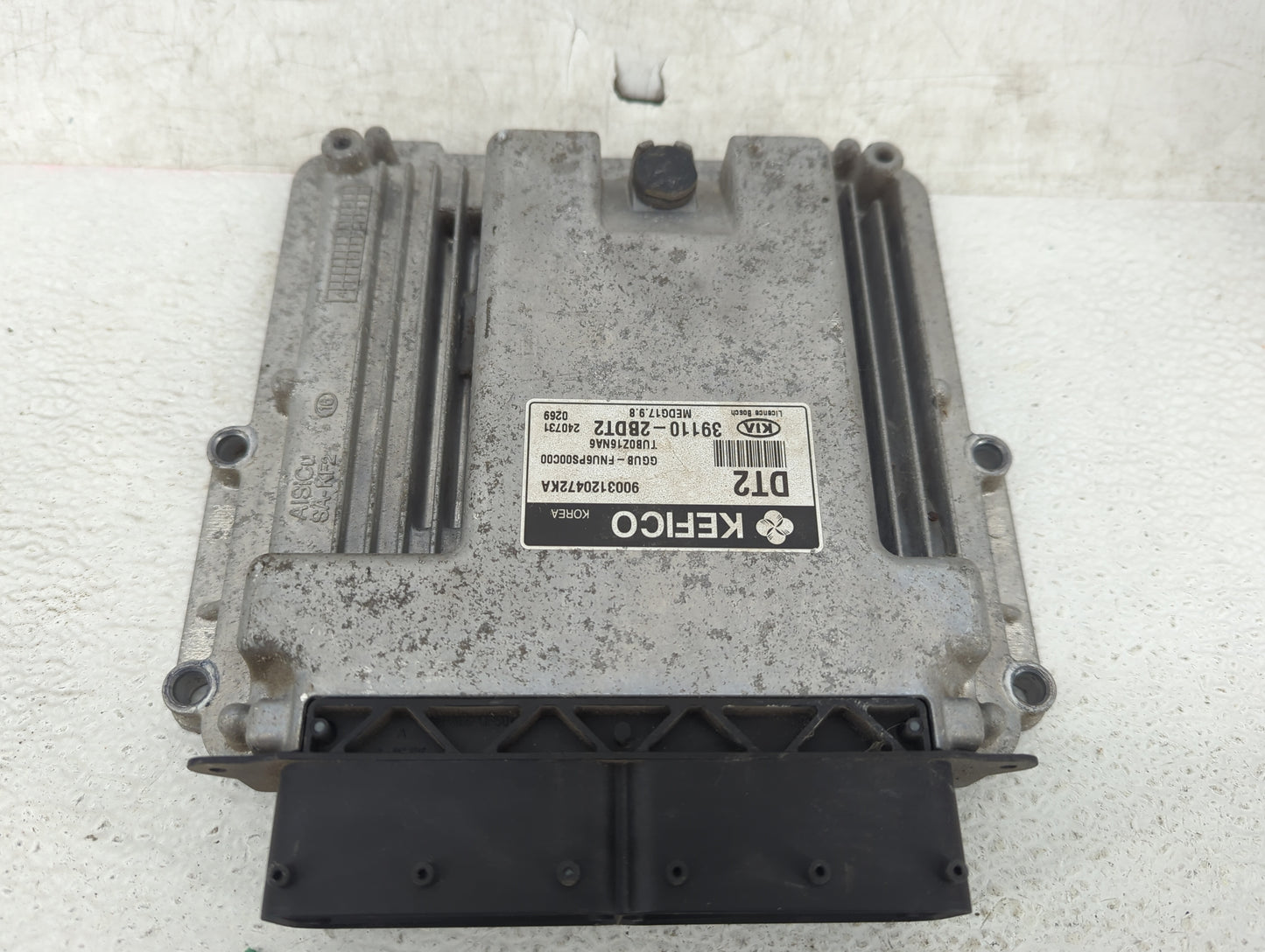 2014-2015 Kia Rio PCM Engine Control Computer ECU ECM PCU OEM P/N:39110-2BDT2 9003120472KA, GGUB-FNU6PS00C00 Fits Fits 2014 