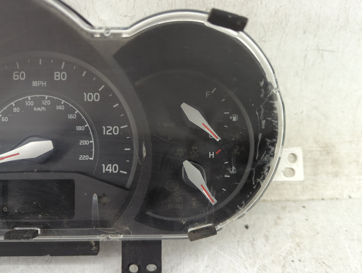 2015 Kia Rio Instrument Cluster Speedometer Gauges P/N:15A09-009 94022-1W118 Miles: Fits OEM Used Auto Parts - Oemusedautopa