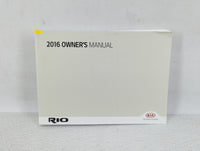 2015 Kia Rio Owners Manual Book Guide OEM Used Auto Parts - Oemusedautoparts1.com