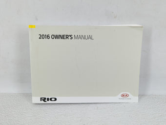 compare product 2015 Kia Rio Owners Manual Book Guide OEM Used Auto Parts